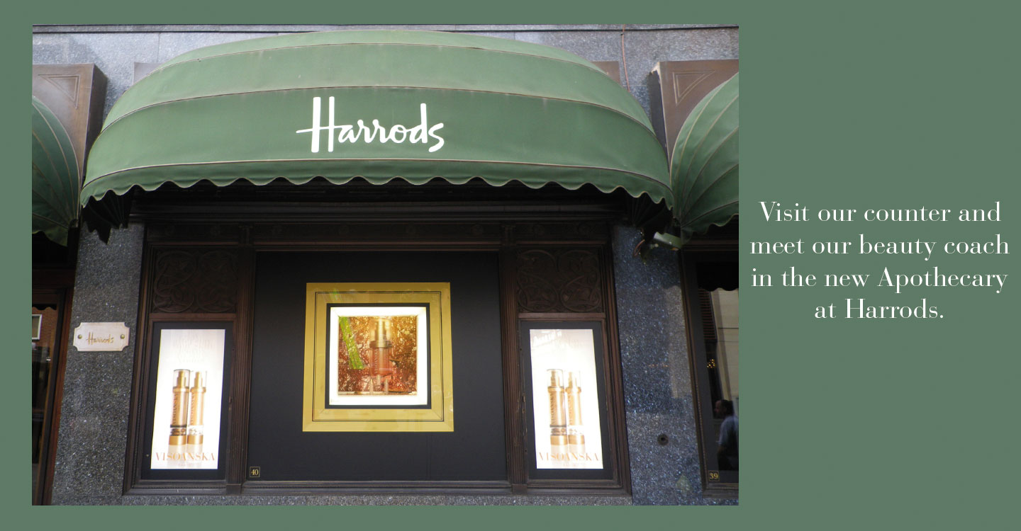 Visit our counter and meet our beauty coach in the new Apothecary at Harrods.
